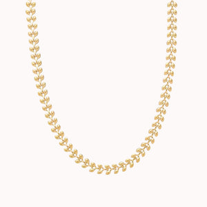 ROMALI 18K Gold-Plated Greek Goddess Chain Necklace - ROMALI