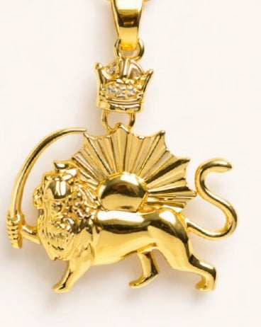 Iran Lion & Sun Pendant