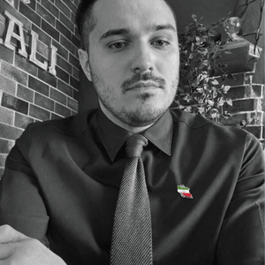 ROMALI Iran Map Enamel Pin | Gold-Plated