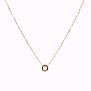 ROMALI 18k Gold-Plated Initial Adjustable Necklace