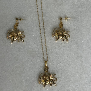 ROMALI Lion & Sun Iran Pahlavi Earrings | 18K Gold-Plated