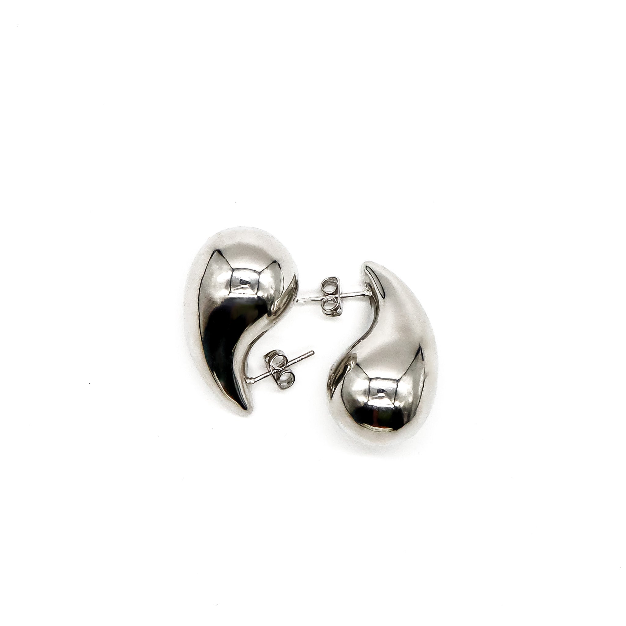 ROMALI Stainless Steel Abstract Stud Earrings