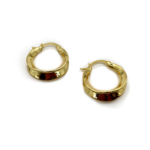 ROMALI 18K Gold-Plated Petite Hoop Earrings