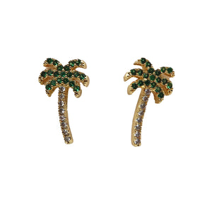 ROMALI 18k Gold-Plated Palm Tree Earrings