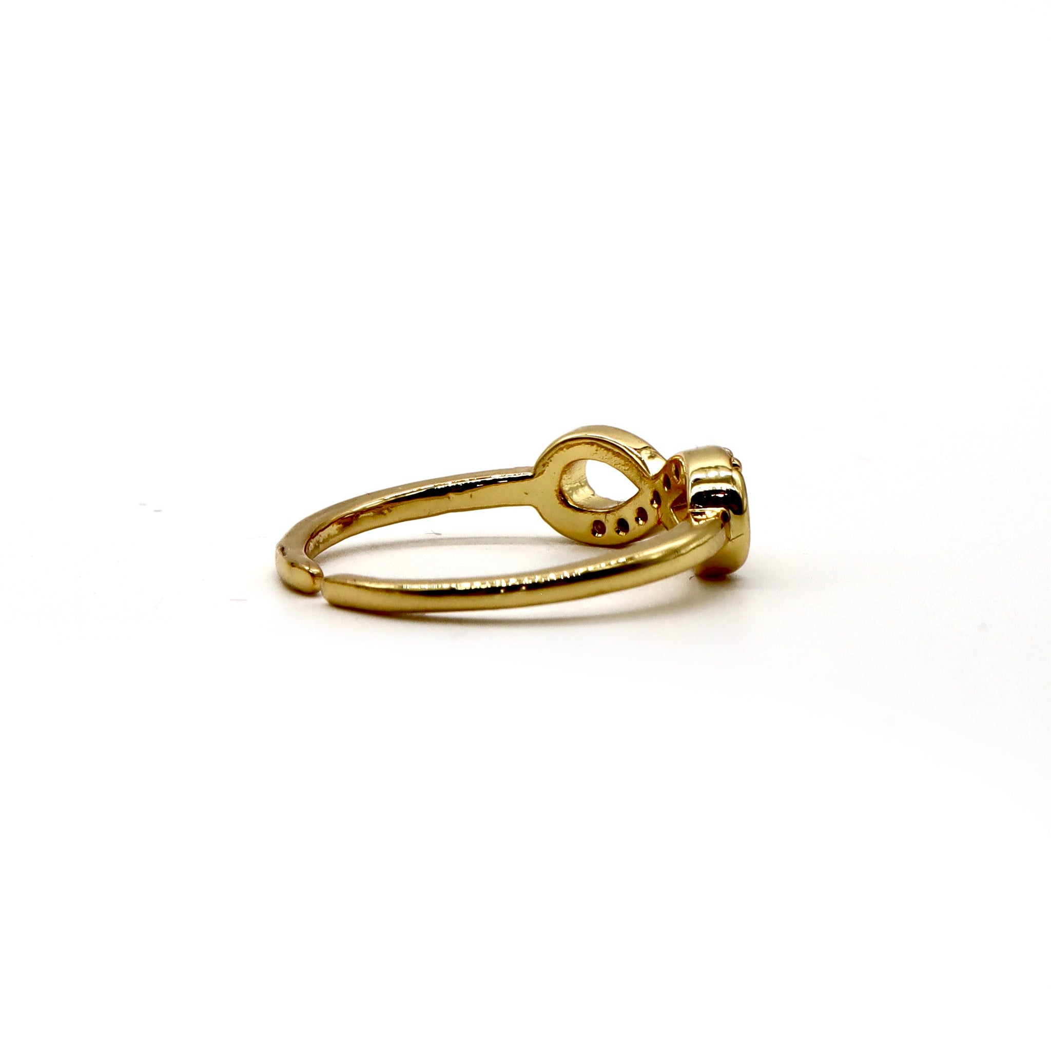 ROMALI 18K Gold-Plated Infinity Ring