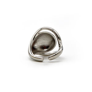 ROMALI Stainless Steel Adjustable Modern Ring