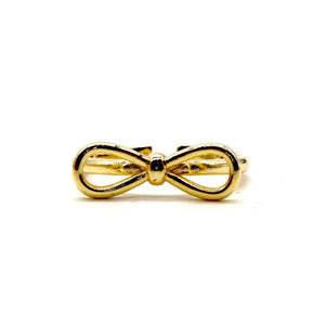 ROMALI 18K Gold-Plated Bow Adjustable Ring