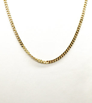 Classic Gold Curb Chain Necklace – 18K Gold Plated Stainless Steel