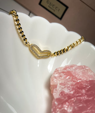 18k Gold-Plated Eternal Golden Heart Bracelet - ROMALI