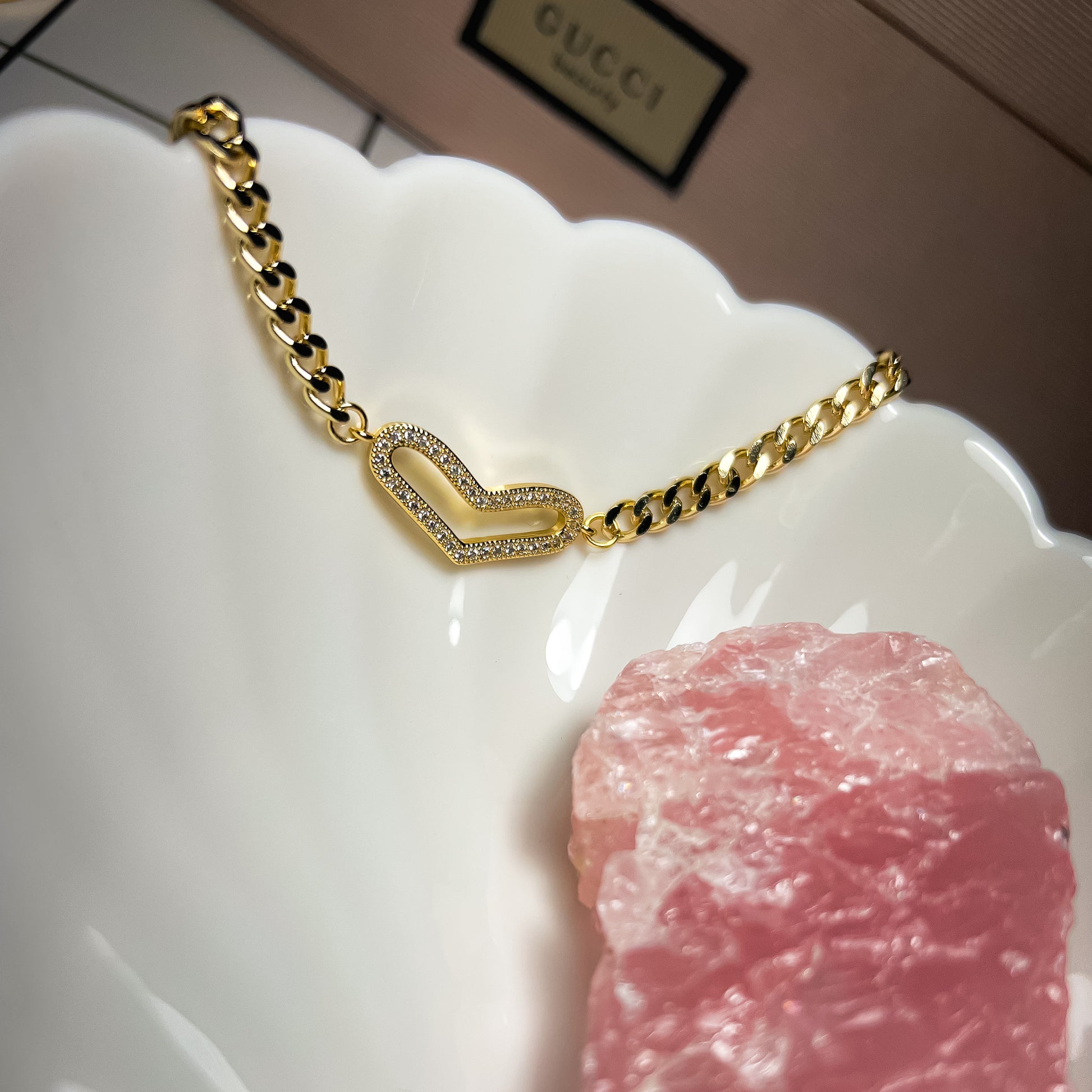 18k Gold-Plated Eternal Golden Heart Bracelet