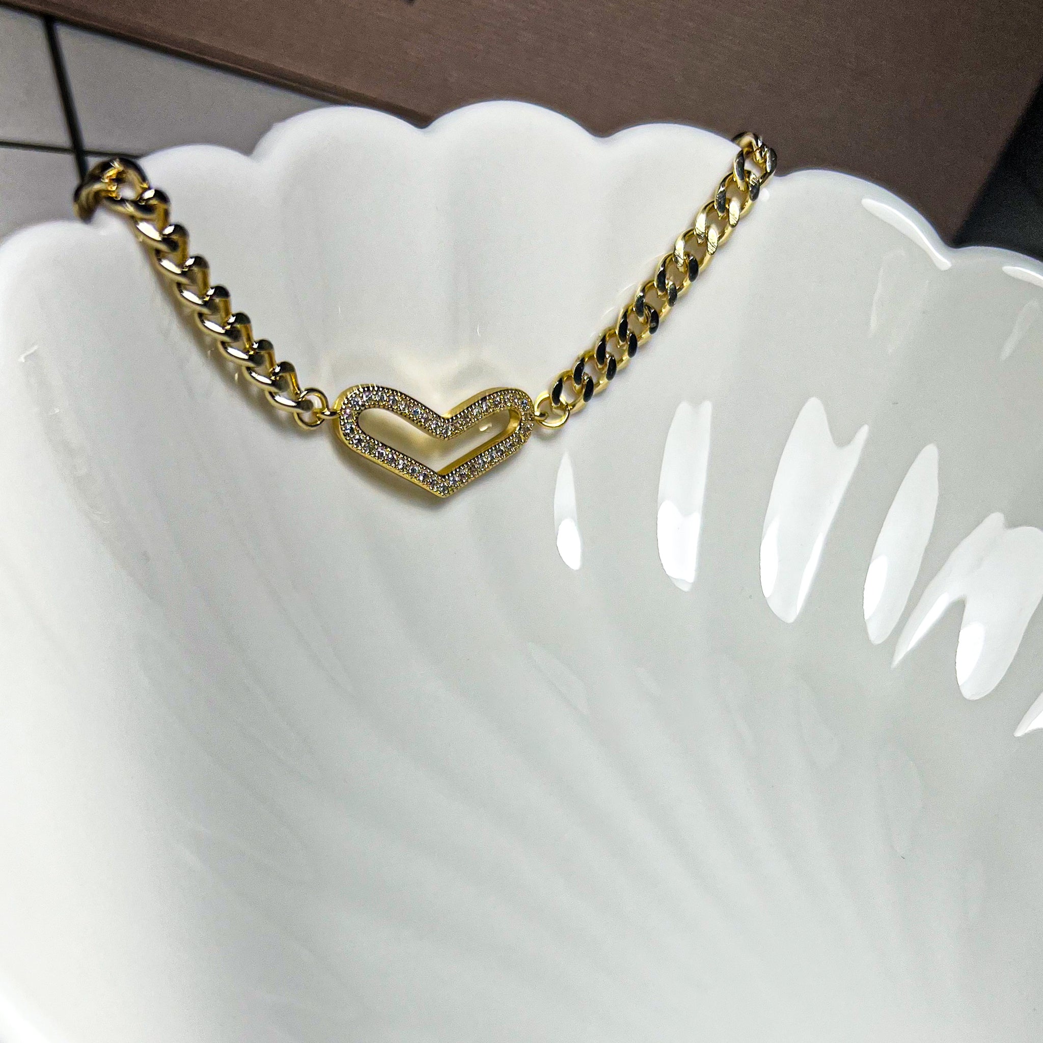 18k Gold-Plated Eternal Golden Heart Bracelet