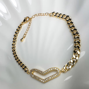 18k Gold-Plated Eternal Golden Heart Bracelet