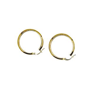 ROMALI 18K Solid Gold Everyday Hoops