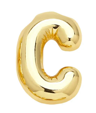 ROMALI 18k Gold-Plated Balloon Initial Pendant Necklace - ROMALI