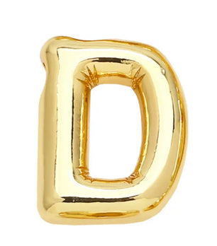 18k Gold-Plated Balloon Initial Letter Necklace