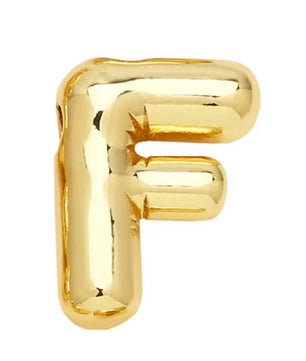 ROMALI 18k Gold-Plated Balloon Initial Pendant Necklace - ROMALI