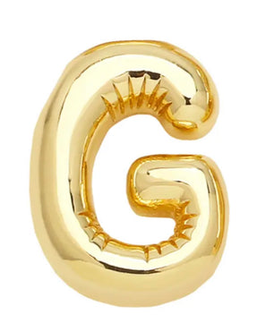 ROMALI 18k Gold-Plated Balloon Initial Pendant Necklace - ROMALI