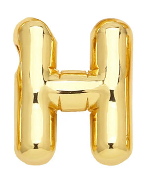 ROMALI 18k Gold-Plated Balloon Initial Pendant Necklace - ROMALI