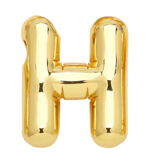 18k Gold-Plated Balloon Initial Letter Necklace