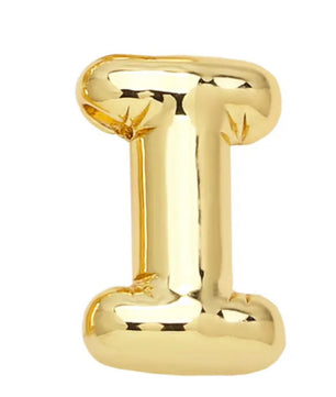 ROMALI 18k Gold-Plated Balloon Initial Pendant Necklace - ROMALI