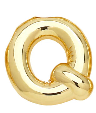 ROMALI 18k Gold-Plated Balloon Initial Pendant Necklace - ROMALI