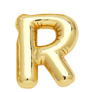 18k Gold-Plated Balloon Initial Letter Necklace