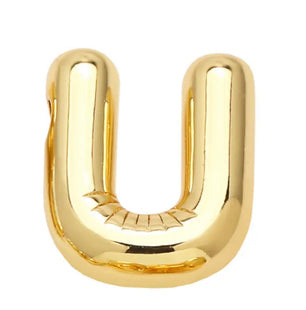 18k Gold-Plated Balloon Initial Letter Necklace