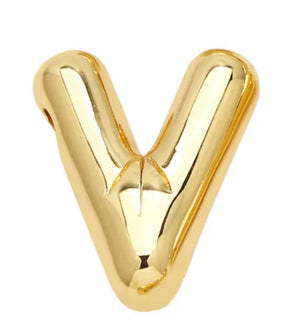 18k Gold-Plated Balloon Initial Letter Necklace