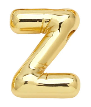 ROMALI 18k Gold-Plated Balloon Initial Pendant Necklace - ROMALI