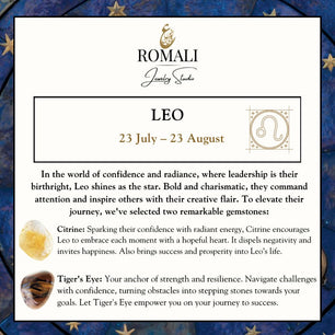 Leo Zodiac Bracelet - Tiger's Eye & Citrine