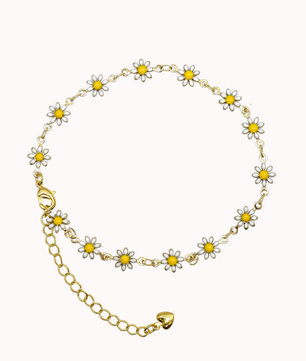 18k Gold-Plated Daisy Dream Bracelet - ROMALI
