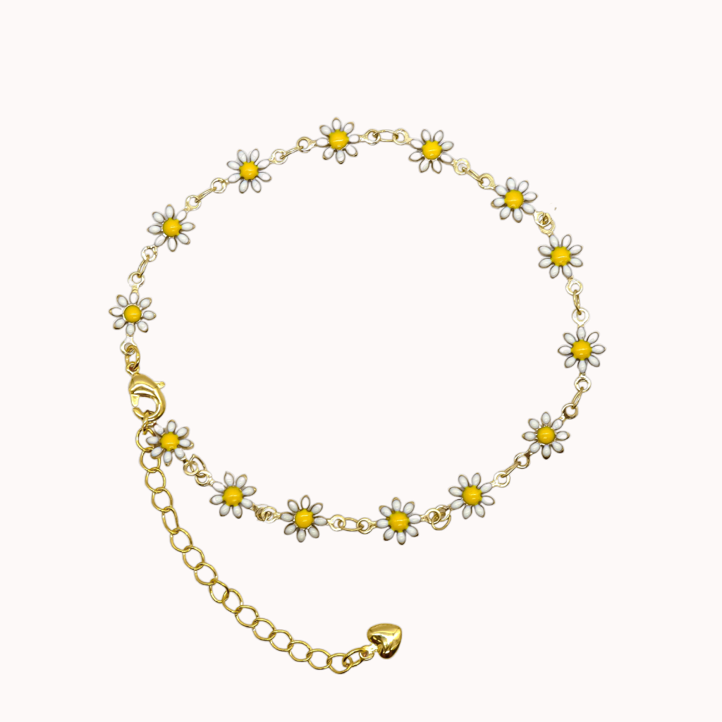 18k Gold-Plated Daisy Dream Bracelet - ROMALI
