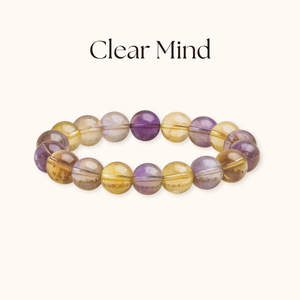 ROMALI Clear Mind Beaded Bracelet | Ametrine | Unisex