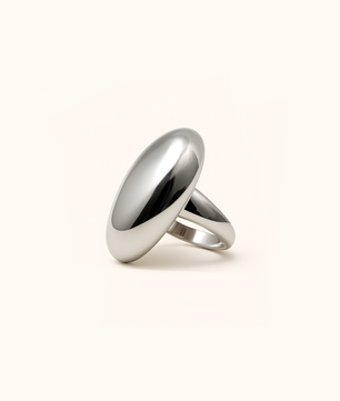ROMALI Bold Stainless Steel Dome RingROMALI Bold Stainless Steel Dome Ring