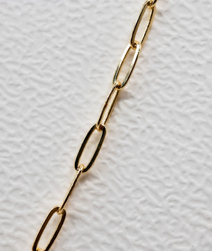 ROMALI 18K Gold-Plated Paperclip Petite Freshwater Pearlies Pendant Necklace - ROMALI