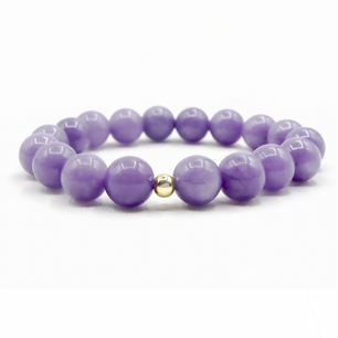 Goodbye Stress - Lavender Jade Bracelet