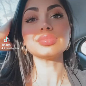 ROMALI 18K Gold-Plated Bubble Initial Necklace – Playful Personalized Shine