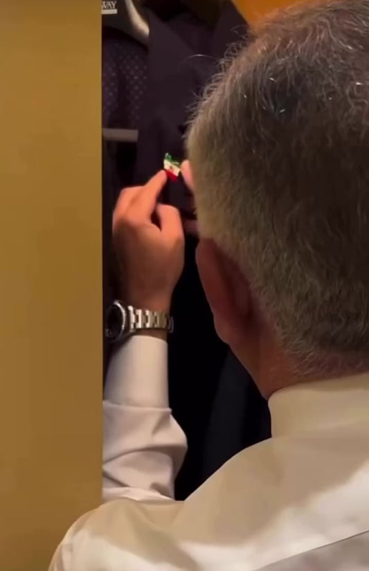 ROMALI Iran Map Enamel Pin | Gold-Plated