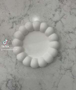 ROMALI 18K Gold-Plated Golden Pearl Hoop Earrings