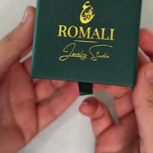 ROMALI Lion & Sun Iran Pahlavi Earrings | 18K Gold-Plated