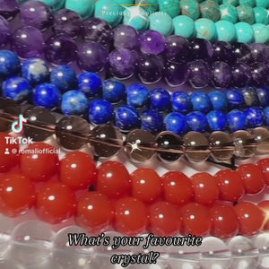 ROMALI Natural Tiger’s Eye Beaded Bracelet – Stone of Confidence & Strength