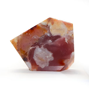 Freeform Cherry Blossom Agate for Calming and Soothing Energy