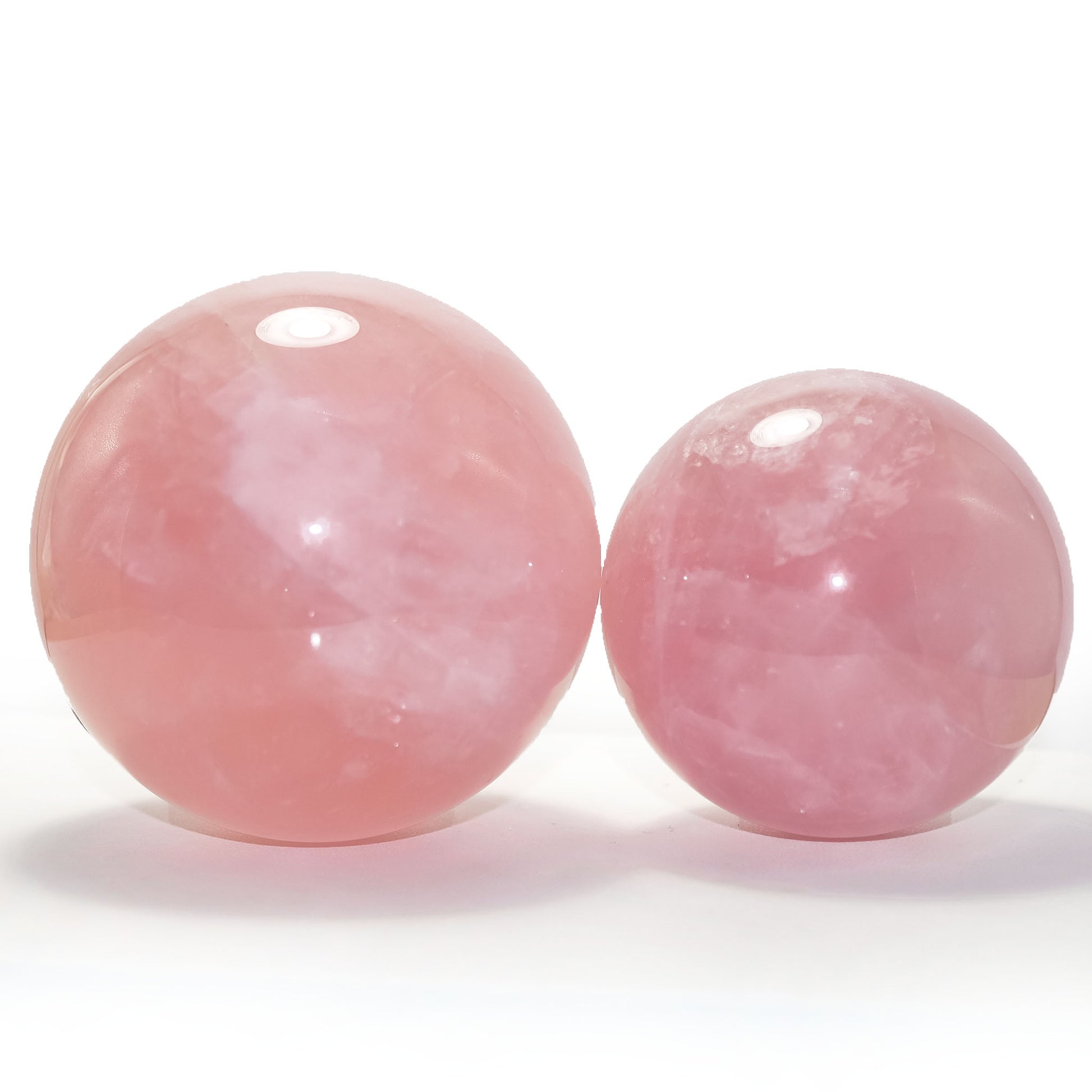 Rose Quartz Crystal Sphere for Love and Relationships