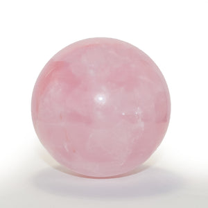 Rose Quartz Crystal Sphere for Love and Relationships