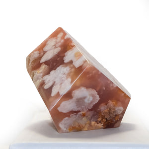 Freeform Cherry Blossom Agate for Calming and Soothing Energy