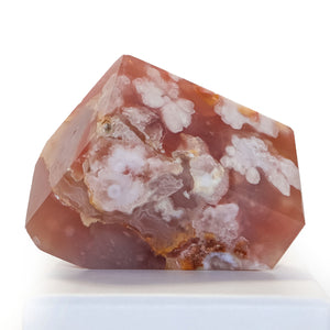 Freeform Cherry Blossom Agate for Calming and Soothing Energy