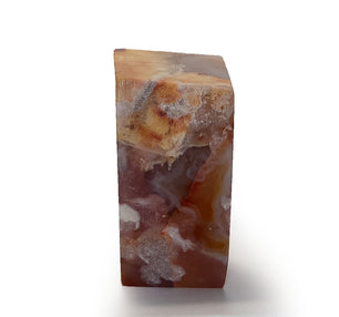 Freeform Cherry Blossom Agate for Calming and Soothing Energy