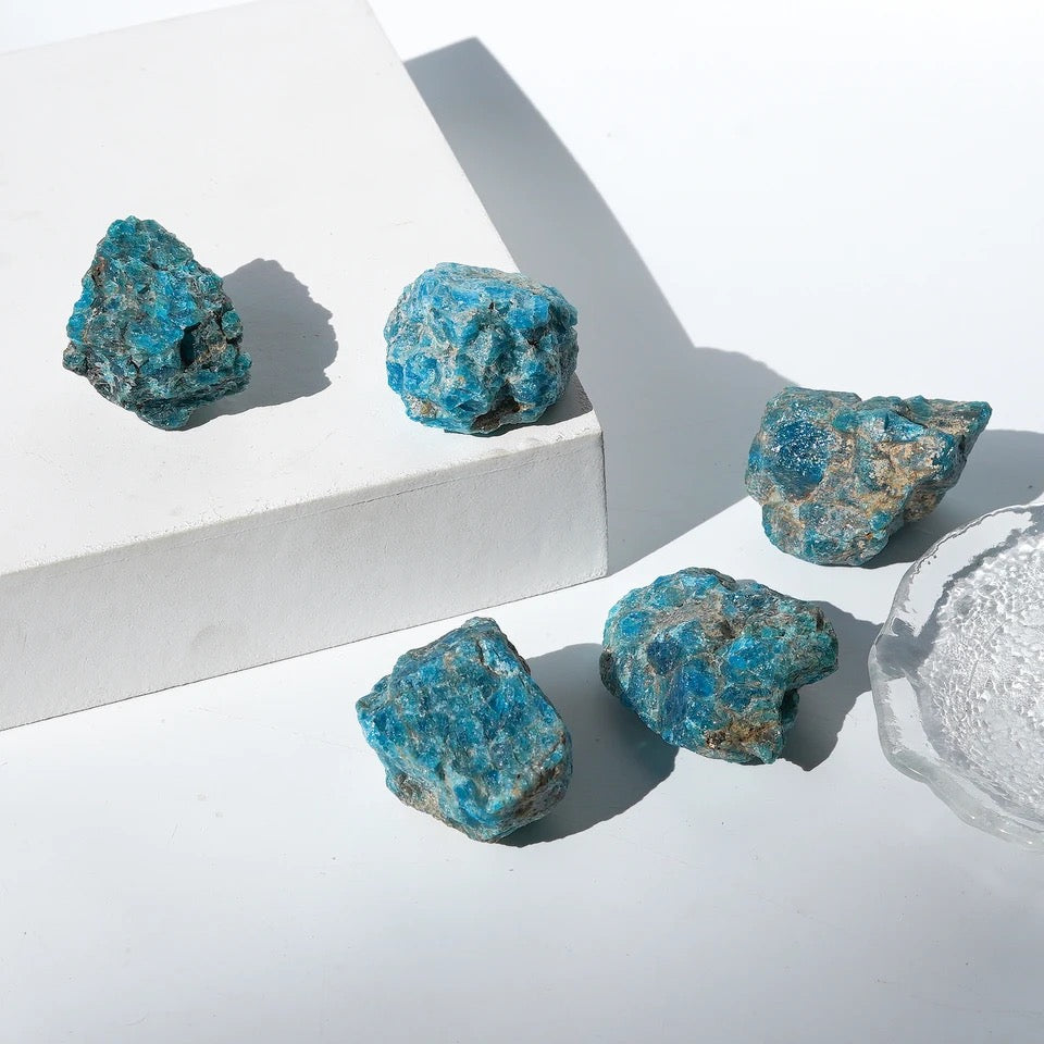 Raw Apatite Stone for Inspiration and Motivation