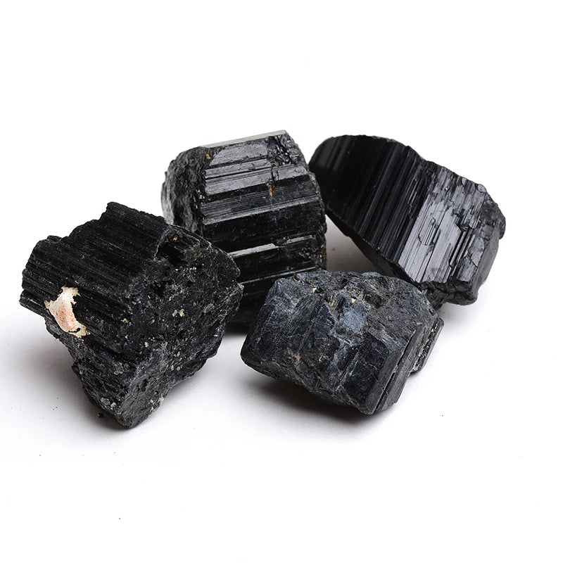 Raw Black Tourmaline Stone for Protection and Grounding