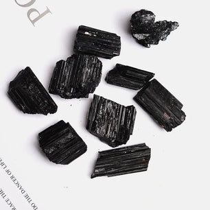 Raw Black Tourmaline Stone for Protection and Grounding